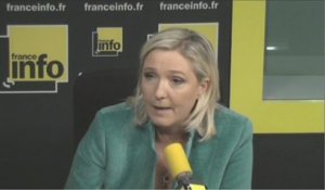 Marine Le Pen estime que la proposition de Sarkozy sur un Schengen 2 est «presque ridicule»