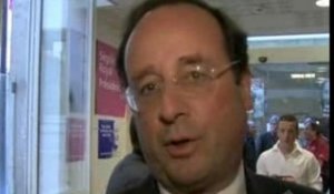 1er tour : réaction de F. Hollande