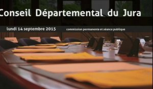 Conseil départemental du Jura - Séance du 14 septembre 2015 - Présentation du rapport d'activité des services de l'État en présence de M. Le Préfet du Jura