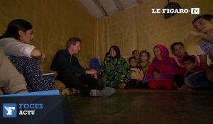 Liban : Cameron rend visite à des réfugiés syriens