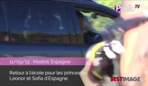 Exclu Vidéo : Felipe et Letizia d'Espagne : retour à l'école pour les princesses Leonor et Sofia