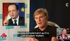 C à vous : Robert Redford se moque de François Hollande, vendredi 11 septembre