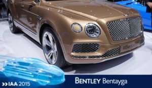 Bentley Bentayga en direct du salon de Francfort 2015