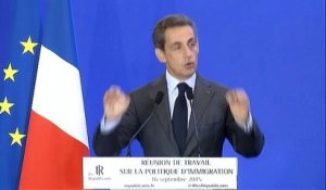 Nicolas Sarkozy : "Il est devenu évident que le système de Schengen ne fonctionne plus"