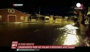 Le séisme au Chili, à travers nos JTs