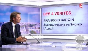 Les 4 Vérités-François Baroin dénonce la baisse des dotations aux communes