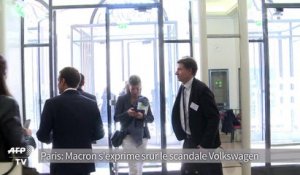 Volkswagen: ne pas attiser "le vent de panique" (Macron)