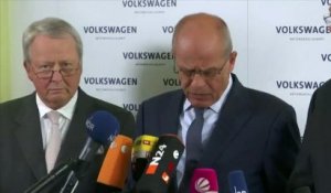 Affaire Volkswagen : Démission du patron Martin Winterkorn pour "un nouveau départ"
