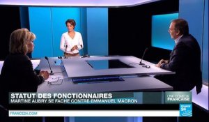 Aubry vs Macron : deux visions de la gauche