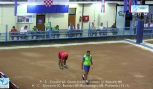 Finale simple et combiné, Sport Boules, Mondial Senirors, Rijeka 2015