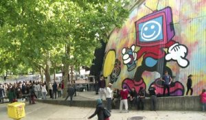 Street art: la plus grande fresque murale d'Europe à Evry