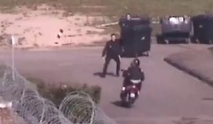 Arrestation d'hommes en scooter à côté de la prison de Metz