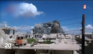 Syrie : premières frappes aériennes russes