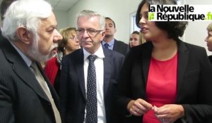 VIDEO. TOurs : la ministre du travail Myriam El Khomri en visite officielle