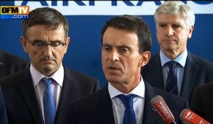 Valls qualifie de "voyous" les auteurs de violences à Air France