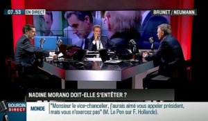 Brunet & Neumann: Nicolas Sarkozy a-t-il eu raison de sanctionner Nadine Morano ?- 08/10