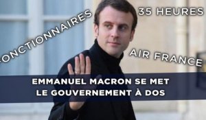 Macron se met à dos le gouvernement depuis la rentrée