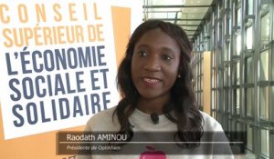 Archive - Conseil supérieur de l'économie sociale et solidaire - Interview de Raodath Aminou