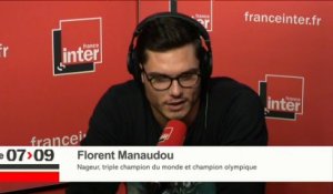 Florent Manaudou : "Le sport c’est ce qui sauve la France aux informations"