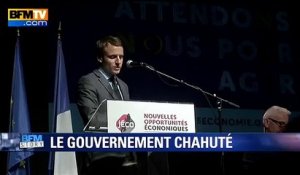 Emmanuel Macron : "Tu assassines les chômeurs", crie une femme en colère contre le ministre.