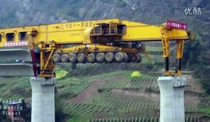 Chine : Une machine qui assemble les ponts