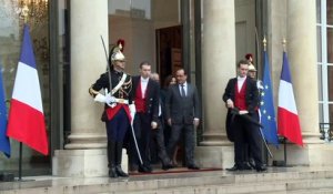 Les Prix Nobel de la paix tunisiens rencontrent François Hollande