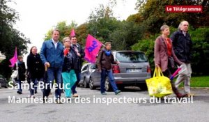 Saint-Brieuc. Manifestation des inspecteurs du travail
