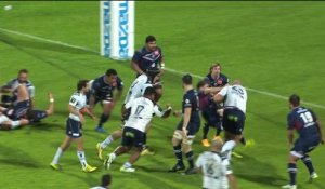 TOP 14 – Agen – Bordeaux-Bègles : 16-31 - ESSAI Arthur Joly (SUA) - Saison 2015/2016