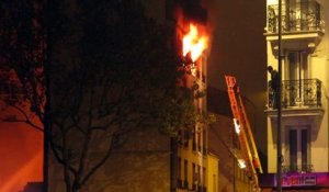 L'incendie de Saint-Ouen filmé par un riverain