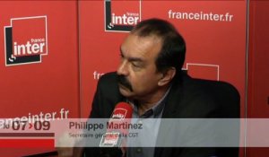 Philippe Martinez : "Le gouvernement a pris parti pour la direction d'Air France"