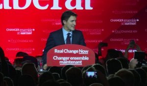 écrasante victoire des libéraux au Canada