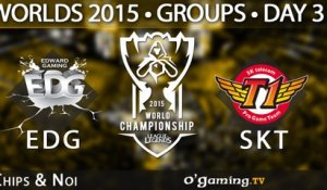 Edward Gaming vs SKT T1 - World Championship 2015 - Phase de groupes - 03/10/15 Game 1