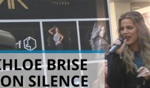 Khloe Kardashian brise enfin son lourd silence