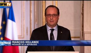 Moirans: Hollande "n'acceptera jamais qu'on puisse mettre en cause les forces de l'ordre"