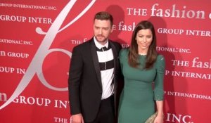 Justin Timberlake et Jessica Biel au gala du Fashion Group International
