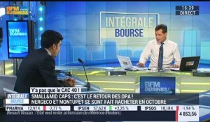 Y'a pas que le CAC: "Il n'y a plus que 7 points d'écart entre le CAC Small et le CAC 40", Éric Lewin - 27/10