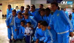 Les U15 de l’OM au chevet des enfants malades