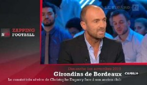 Zap' Foot : Christophe Dugarry tire à boulets rouges sur les Girondins de Bordeaux