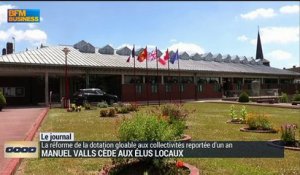 Manuel Valls cède aux élus locaux