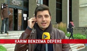 "Sextape" de Valbuena : Karim Benzema déféré devant la justice