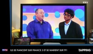 Ce couple s'est fiancé sur France 3 et s'est marié sur TF1 !