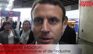 Le ministre de l'économie Emmanuel Macron à Rennes aujourd'hui pour booster le micro crédit