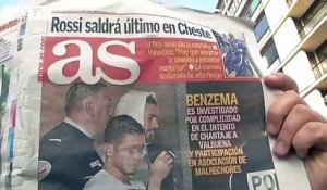 Affaire Valbuena / La mise en examen de Karim Benzema vue d'Espagne