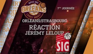 Réaction de Jérémy Leloup - J07 - Orléans reçoit Strasbourg