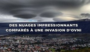 Des nuages impressionnants comparés à une invasion d'ovni