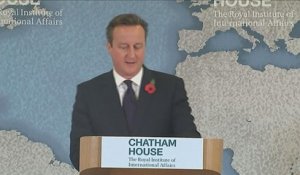 Cameron pose ses conditions sur le maintien de Londres dans l'UE