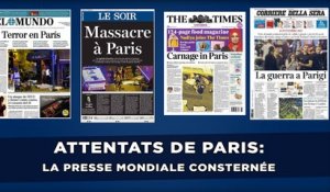 Attentats à Paris: La presse internationale consternée et solidaire