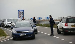 Frontière Belge: contrôle de Gendarmerie suite aux attentats.