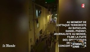 Attaque au Bataclan : la fuite des spectateurs filmée par un témoin