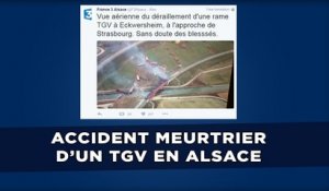 Accident de TGV en Alsace: plusieurs morts après un déraillement